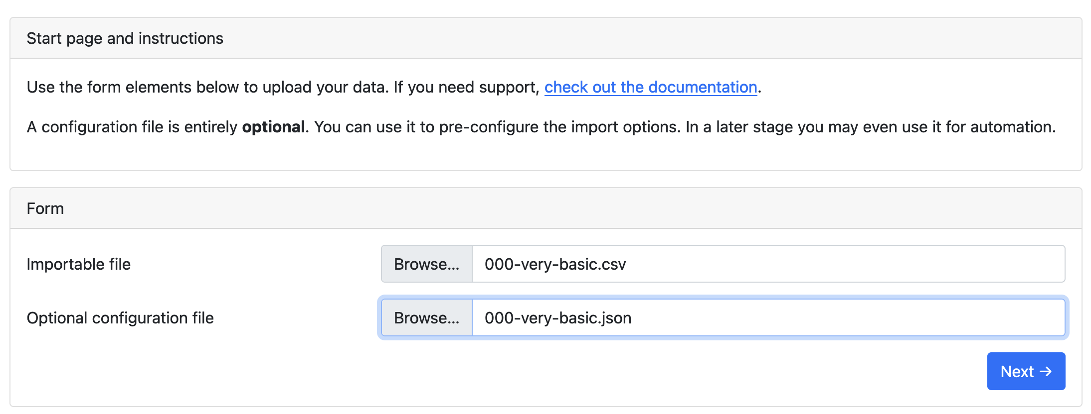 Upload CSV Upload CSV